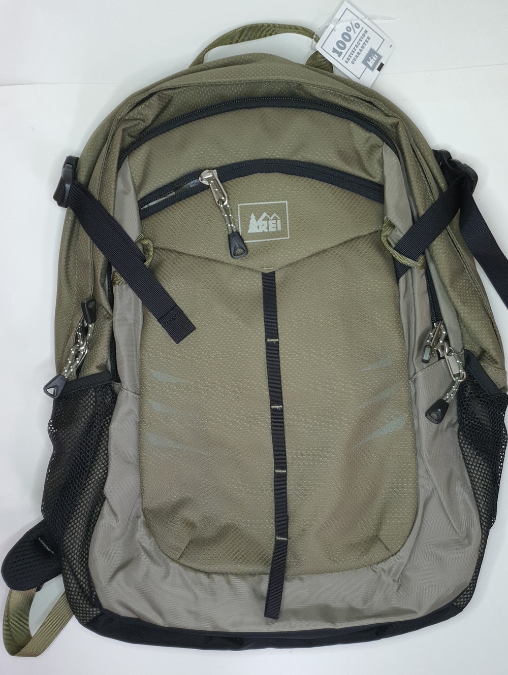REI Olive Green and Black Men's Hiking Backpack